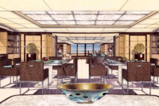 Interior of Benetti superyacht Lyana ex Project Sofia (FB248) designed by Francois Zuretti